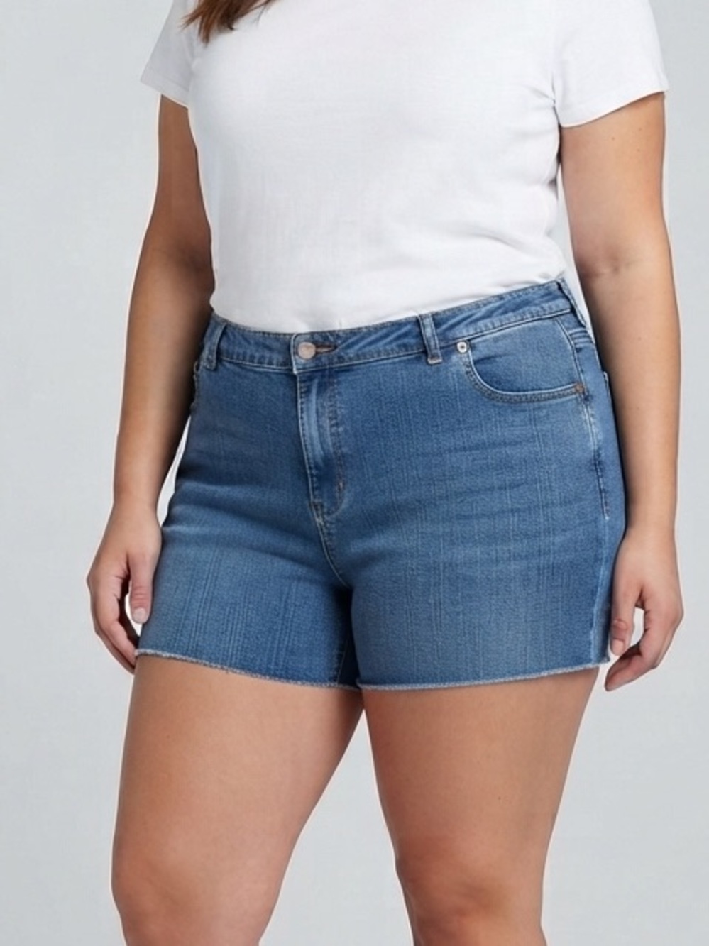 ADDITION ELLE Blue Denim Jean Shorts size 24